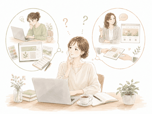 どうしようか迷っている女性